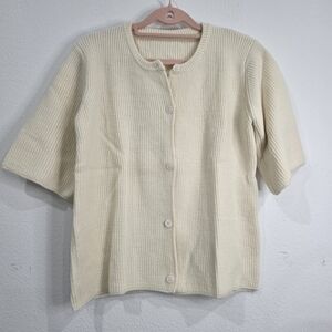 Arssm Women's Knitted Crop Cardigan